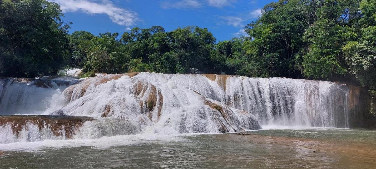 Posada Tzeltal Arroyo Agua Azul Zewnętrze zdjęcie